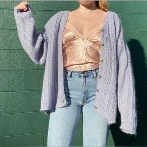 Sparkly Princess Fairy Lavender Cardigan